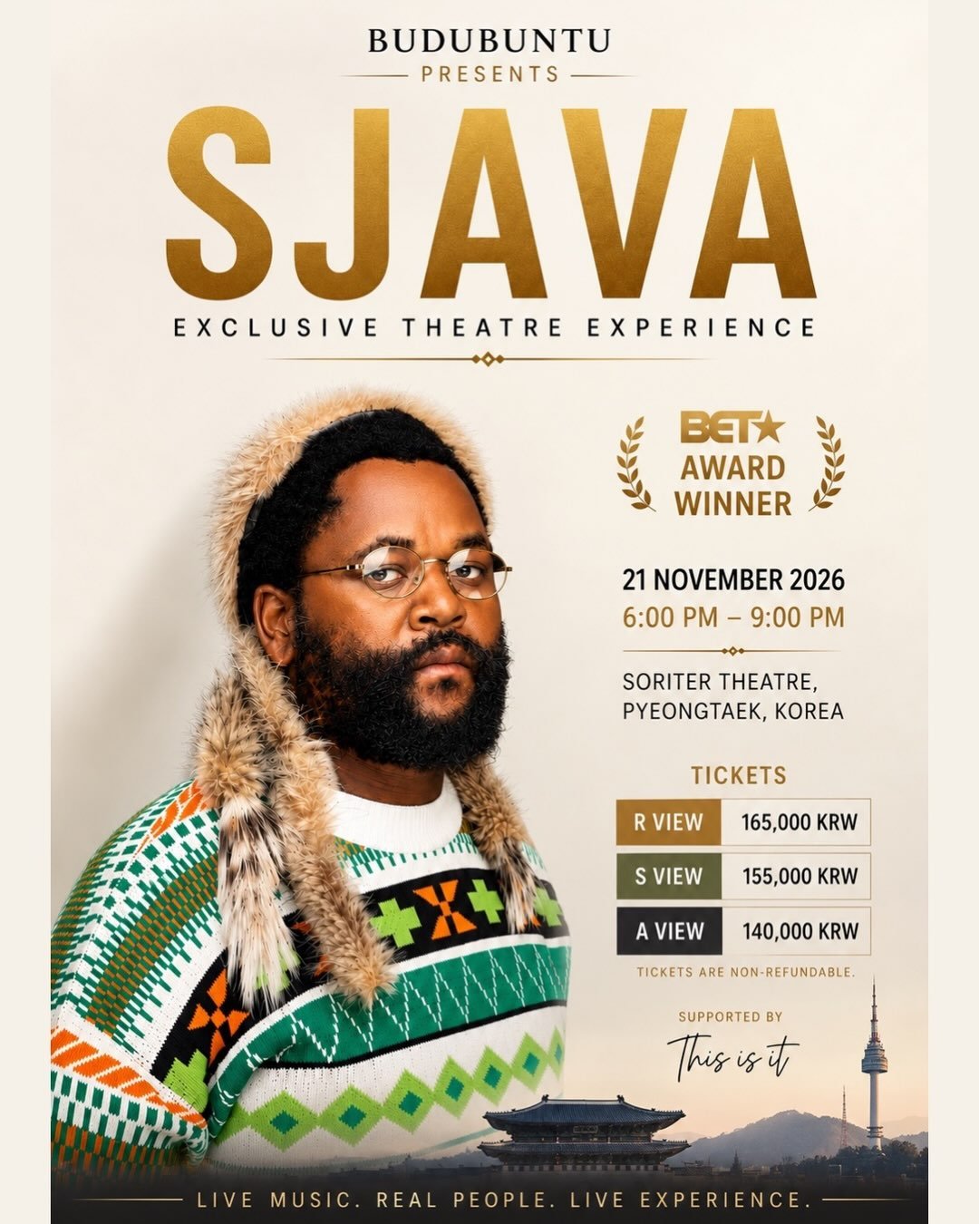 Read more about the article Sjava Live in Korea 2026: South African Concert in Pyeongtaek