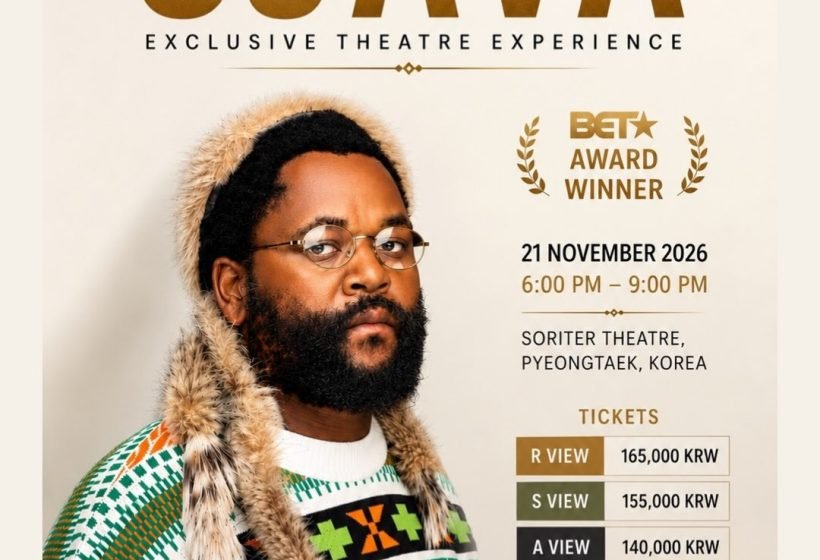 Sjava Live in Korea 2026: South African Concert in Pyeongtaek